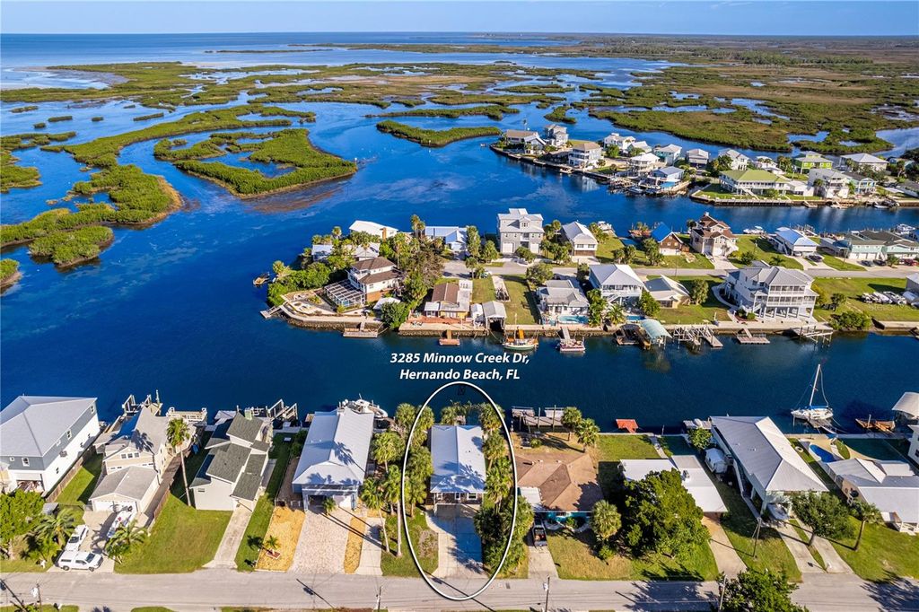 Photo of 3285 Minnow Creek Drive, Hernando Beach, FL 34607 (MLS # W7880140)