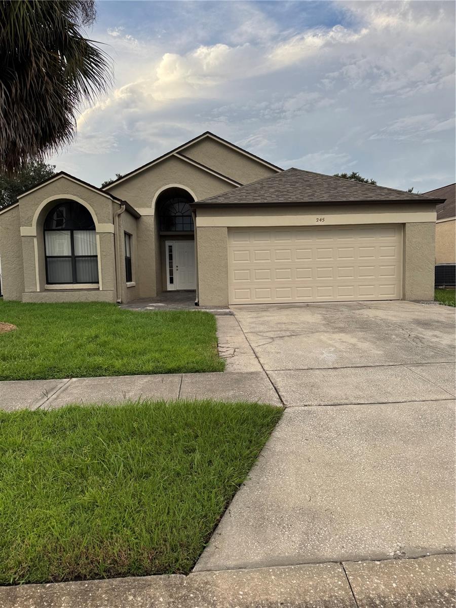 FOR RENT! 3 bedroom 2 bath, 2 Car Garage single family home offering Living Room, Dining Room, Eat-In Large Kitchen with Appliances: Stove, Dishwasher, Fridge & Microwave, Inside Utility Room with Washer & Dryer Hookups, Carpet, Tile & Laminate Wood Throughout, Fenced Backyard, Screened Patio. Available for quick occupancy!