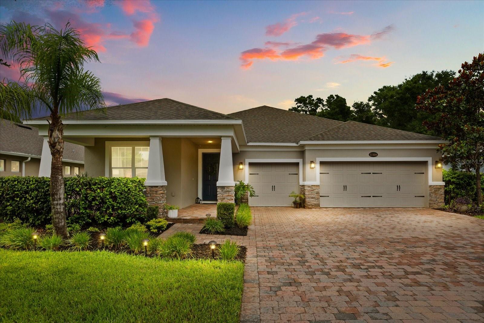Welcome to Serenity at RedTail. A beautiful, gated community nestled in the heart of Sorrento, Florida. This stunning 2,307-square-foot single-family home features 4 spacious bedrooms and 3 bathrooms. This residence combines comfort, modern style, and thoughtful design throughout. The kitchen shines with a NEW stone tile backsplash, updated appliances, and gold-finish touches on the faucet, soap dispenser, and cabinet hardware—adding a touch of luxury to everyday living. The laundry room has been transformed into a multi-functional space with a built-in desk, open wood shelving, custom storage, and a stylish sliding barn door. An added outlet provides flexibility to easily swap the dining and living areas to suit your lifestyle. Fresh interior paint throughout the home and a tasteful accent wall in the dining area create a warm, inviting atmosphere. NEW LED lighting has been installed throughout the home, including a state-of-the-art Wiz Smart Home Lighting System in the kitchen and living room, offering remote-controlled, color-changing lights to match any mood. Accent lighting in the main living areas and ceiling fans in every bedroom and the living room add both elegance and functionality.
Located in the heart of Sorrento, this home is just a short drive from the scenic Wekiva River, Rock Springs Run, and the serene walking trails of the Lower Wekiva River Preserve. Enjoy small-town charm with easy access to golf at RedTail Golf Club, local shops, and nearby Mount Dora’s quaint downtown. This move-in-ready home is the perfect blend of suburban comfort and natural Florida beauty.
