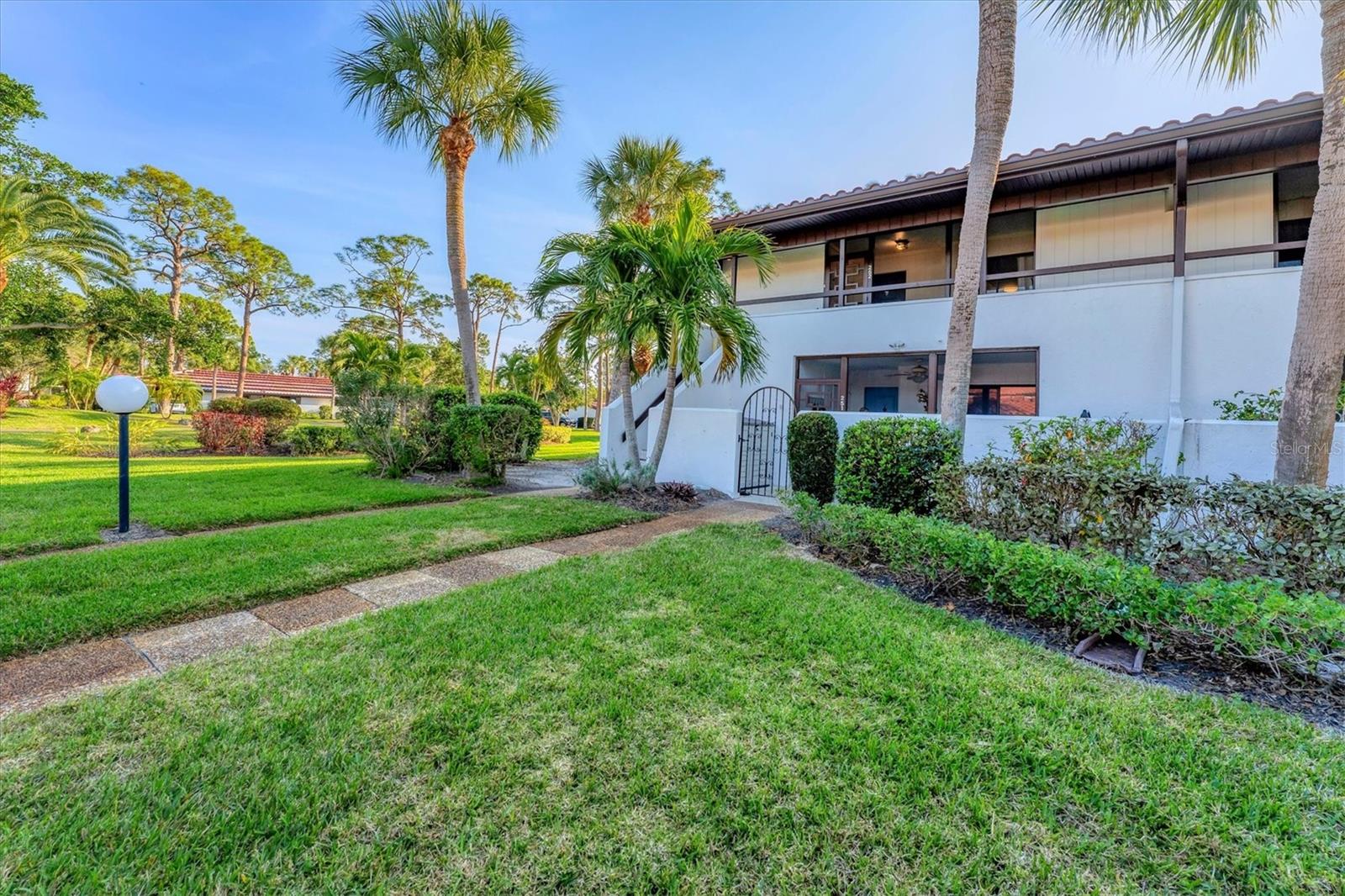 Welcome to this furnished 2 bedroom, 2 bathroom secluded end unit villa featuring plenty of natural light and beautiful views of Valencia Gardens' mature landscaping. Updated flooring and bathrooms make this a move-in ready home. Valencia Gardens community has a warm and inviting feeling and is perfectly located minutes from IMG Academies and walking distance from the IMG Golf Club and Bradenton Tennis Club.