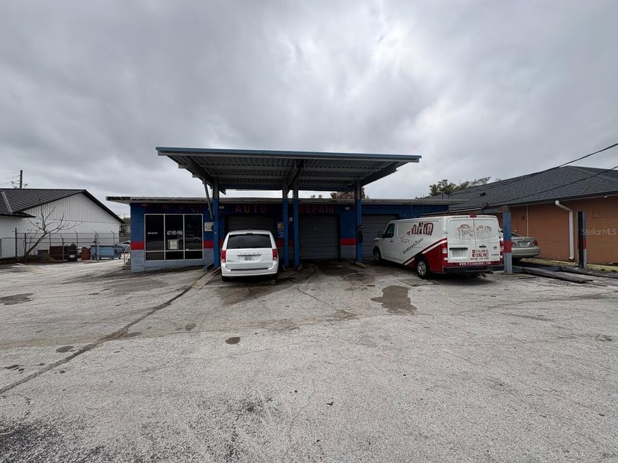 ±32,000 VPD Frontage | Proven 15+ Year Location | Infill Growth Corridor
Marketing description
Exceptional opportunity to acquire a long-standing automotive repair facility positioned along highly trafficked road just minutes from the vibrant Hourglass District, one of Orlando’s most active and steadily expanding commercial corridors.

Situated on ±0.34 acres (±15,000 SF lot) with direct frontage and traffic counts of approximately 32,000+ VPD— with historic corridor counts exceeding 40,000 ADT — the property benefits from exceptional visibility, consistent consumer flow, and strong accessibility.

The site features a ±1,475 SF masonry building currently operating as a successful automotive repair facility. The current owner has operated at this location for over 15 years, demonstrating strong business viability, repeat customer demand, and proven site performance.

Notably, the property is grandfathered for use as a car dealership lot, providing a rare entitlement advantage that allows for vehicle sales operations on-site. This grandfathered status creates additional flexibility and potential value for automotive-related users.

Property Highlights:

Three (3) service bays with ability to expand to a fourth
Seven (7) lifts
Functional office area with open service floor layout
Expansive rear yard suitable for additional vehicle storage, fleet parking, or operational expansion
Grandfathered entitlement for automotive dealership lot use
Mixed-Use zoning (MU-1/AN/SP) allowing continued automotive use or other compatible commercial applications
Direct frontage along a primary commercial corridor