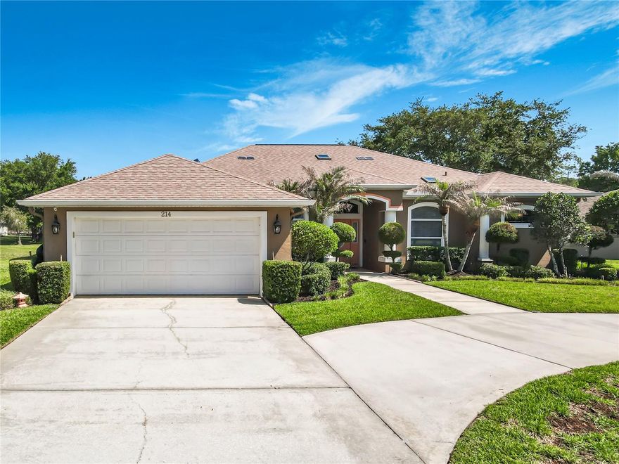 Beautiful 3 bed/2 bath/2-stall garage ranch-style home in Forest Quest.  Quiet Hunters Ridge neighborhood.  2,239 sq. ft. living area.  Well maintained home boasts a total of 3,313 total square feet.   Screened-in porch and huge back patio, perfect for entertaining.  Granite counters in a well-appointed kitchen.  High ceilings and an open floor plan.  Spacious family room and separate dining area.  Split floor plan.  Primary bedroom has its own large master bath.  Primary bedroom has His and Hers separate eight-by-six walk-in closets for lots of storage.  Indoor laundry area.  Newer roof and HVAC unit installed August 2021.  Serene pond view for observing the area wildlife.  This home has been wonderfully maintained and is move-in ready.  Excellent schools nearby.  You will enjoy the serenity of this tucked away neighborhood.