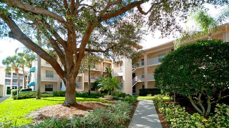 AVAILABLE JAN, FEB.MARCH, & APRIL 2026,& OFF SEASON. Exceptional ground floor vacation condo, two bedrooms, two baths, screened lanai with view of lake and golf course, nicely furnished, King bed in master, queen in guest bedroom, new living room furniture, plank wood look flooring, freshly painted, bright and cheerful unit, well-appointed, internet access, flat-screen in living room, one covered parking space, golf membership transfers if desired for a fee. (Check with the clubhouse for the fee schedule.) Stoneybrook has just undergone a Kipp Schultes-designed golf course modernization, and said to be one of the best golf courses on the West Coast of Florida. The community borders the access to the Legacy walking and biking trail, is close to grocery stores, shops, restaurants, a Sprouts food market, and it's only minutes to the world-famous sugary sands of Siesta Key beach, its village shops and restaurants. It's just a short drive to downtown Sarasota and all of the cultural and culinary activities Sarasota has to offer. Call for off-season rates.