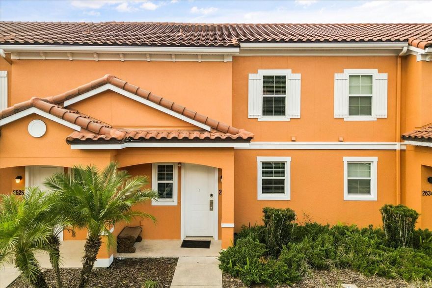 Fully furnished and income-producing, this well-maintained townhome at 2630 Corvette Lane offers a turnkey opportunity in the heart of Kissimmee. Currently operating as a successful short-term rental, the property conveys fully furnished and includes existing future bookings already secured through the summer, allowing for immediate income potential upon transfer.

Designed for low-maintenance ownership, the HOA covers exterior maintenance and grounds, providing peace of mind for both investors and second-home owners. Inside, the home is thoughtfully appointed with comfortable furnishings and finishes that appeal to today’s rental and vacation market.

Step outside to a private, screened-in patio featuring a hot tub that conveys with the sale - an attractive amenity for guests and a relaxing retreat for owners. Conveniently located near major attractions, dining, shopping, and entertainment, this property is ideal for short-term rental use, a vacation home, or a flexible investment property.

The community features a resort-style pool, gym, clubhouse, restaurant, bar, game room, tennis courts and more! 

Whether you’re looking to expand your portfolio or secure a furnished home with proven rental history, this property offers immediate usability and strong appeal.