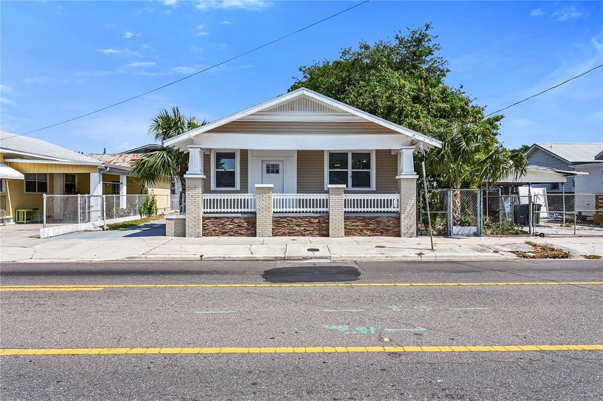 Ybor City charm in an incredible location you won’t want to miss this one.
Nestled in a quiet, friendly community, this beautiful home offers the perfect balance of charm and convenience, just minutes from downtown Tampa, premier shopping, dining, and local amenities.
From the moment you arrive, you’re welcomed by soaring mature trees, a charming front porch, and outstanding curb appeal. More than just a beautiful home, this property features a spacious, freshly remodeled main residence designed for modern living.
Step inside to a bright, open concept living and entertainment space highlighted by recessed lighting, designer flooring, and abundant natural light. The seamless layout flows effortlessly into the fully upgraded kitchen, complete with brand-new stainless-steel appliances and generous prep space—ideal for everyday living and entertaining.
The private living areas are equally impressive, offering light-filled bedrooms with ample closet space and fully remodeled bathrooms featuring high-end finishes and fixtures.
This stunning home, located in one of Tampa’s most desirable areas, won’t last long.
Call today to schedule your private showing.