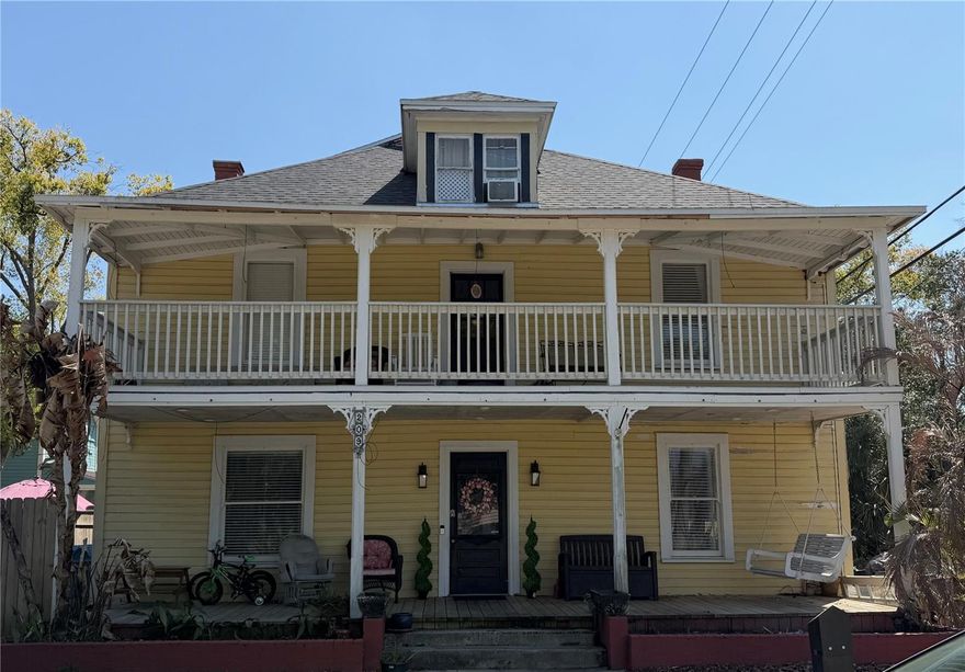 Step into a piece of history with this 1901 Queen Anne Victorian beauty. Spanning nearly 4,000 square feet, this five-bedroom, four-and-a-half-bath residence is significantly larger than comparable historic homes in the area. Originally built as a grand residence and later serving as a charming bed and breakfast, the home features a gorgeous carved wood front door, original hardwood floors on the first and second levels, and charming angled ceilings on the third floor.
The main level greets you with refreshing light blue walls in the living and dining areas, complemented by decorative fireplaces. The updated kitchen boasts creamy earth-tone finishes, a wooden range hood, a butler’s pantry, a walk-in pantry, and a dedicated storage room. Outside, you can enjoy breezy evenings on the beautiful front porch with original Victorian woodwork or relax on the second-story deck. Located in the heart of Sanford’s Residential Historic District, this fully fenced, zero-lot-line property offers the quintessential Sanford lifestyle. It is a golf-cart-friendly community a close distance to three parks, the Lake Monroe Riverwalk, local craft breweries, and the vibrant Saturday Farmers Market. From the boutiques and the Wayne Densch Performing Arts Center to the lively 'Alive After 5' street parties, this home provides a front-row seat to the best of historic Sanford.
With thoughtful restoration, this historic gem has tremendous potential to shine.