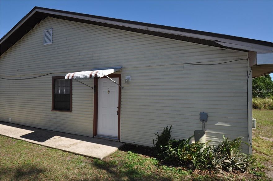 1/1 available in Auburndale steps to Lake Ariana. This home features ceramic tile flooring throughout, inside laundry for stackable washer/dryer and lawn care is included in the monthly rent. This home is available and can be seen at your convenience. Approval is subject to background check including credit check and rental history verification.