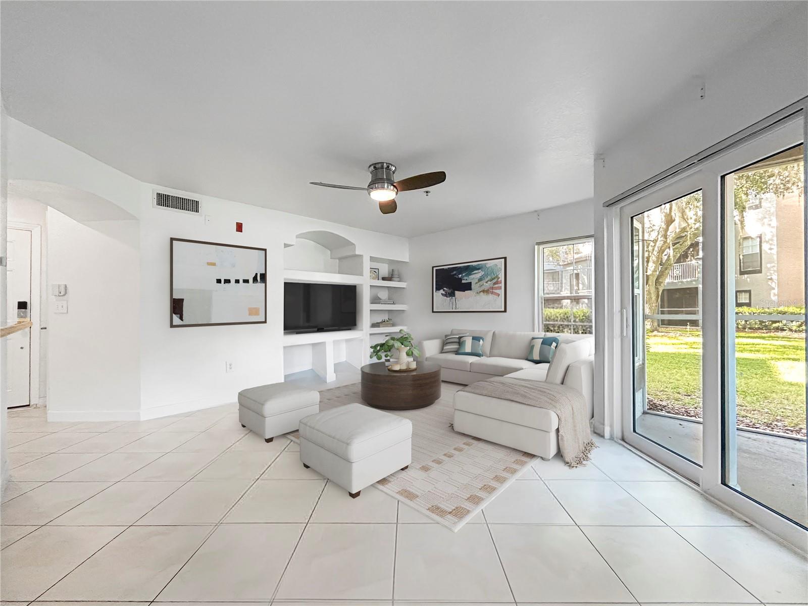 Welcome to easy living in a cozy condo nestled in the heart of Tampa. This one-bedroom, one-bathroom home offers the perfect blend of simplicity and functionality, ideal for anyone looking to downsize or start fresh. The open-concept living and dining area provides a comfortable space for entertainment or winding down after a long day, while the kitchen offers plenty of cabinet space and is ready for your personal touch.
The primary bedroom boasts ample natural light and direct access to the bathroom, making your morning routine a little bit breezier. A private balcony extends off the living room—perfect for your morning coffee or catching the evening breeze without leaving home.
Just steps from your door, explore a variety of nearby conveniences and attractions. Enjoy nature walks and peaceful afternoons at Lettuce Lake Park, which features scenic trails and a nature observation tower. For quick grocery runs, the Supermarket is just a short drive away. Need to catch a ride? Access to major bus and train stations makes commuting a hassle-free experience.
Education is also within reach, with Ivy Global School located nearby. Whether you're a student, remote worker, or weekend adventurer, the location is hard to beat.
This condo offers a low-maintenance lifestyle ideally situated near Tampa's vibrant offerings. Come see how this comfortable space can fit your lifestyle—with one bedroom, one bathroom, and miles of potential, it’s a place that feels like home without trying too hard. (SOME PHOTOS ARE VIRTUALLY STAGED)