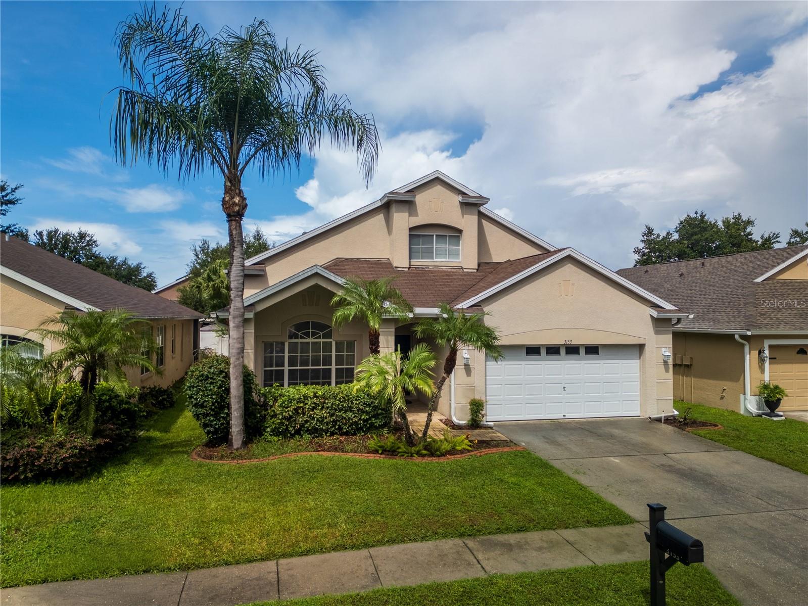 Come check out this Suncoast Meadows pool home with 4 bedrooms, 2.5 bathrooms and a 2 car garage! This home boasts tons of living space with formal living and dining rooms greeting you as you enter, a large living room and open kitchen with dinette space to hangout and relax in the rear of the home. The living room overlooks the large screened in patio with travertine tile and a beautiful pool. The primary bedroom with en-suite and walk-in closet are also on the main floor. Spacious kitchen has granite countertops, center island with black stainless steel appliances. Downstairs has a laundry room with washer and dryer, extra storage and a half bath for added convenience just down the hall. All three secondary bedrooms and an additional bathroom are upstairs surrounding a loft area for extra hangout space. With a little bit of imagination and updating this could be your next home!