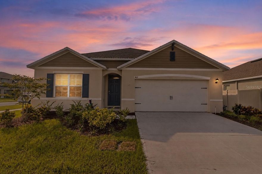 Beautifully maintained 4-bedroom, 2-bath home in the sought-after Charles Cove community of Davenport, offering over 1,800 sq ft of open-concept living with serene water views. This move-in ready home features a spacious island kitchen with granite countertops, decorative backsplash, walk-in pantry, and a private primary suite with dual vanities and walk-in shower. Enjoy Florida living year-round from the screened patio, perfect for relaxing or entertaining. Residents of Charles Cove enjoy community amenities including a pool and playground, all conveniently located minutes from Highway 27, shopping, dining, and AdventHealth Heart of Florida — ideal for commuters, families, and medical professionals seeking comfort, convenience, and lifestyle in one of Davenport’s fastest-growing areas.