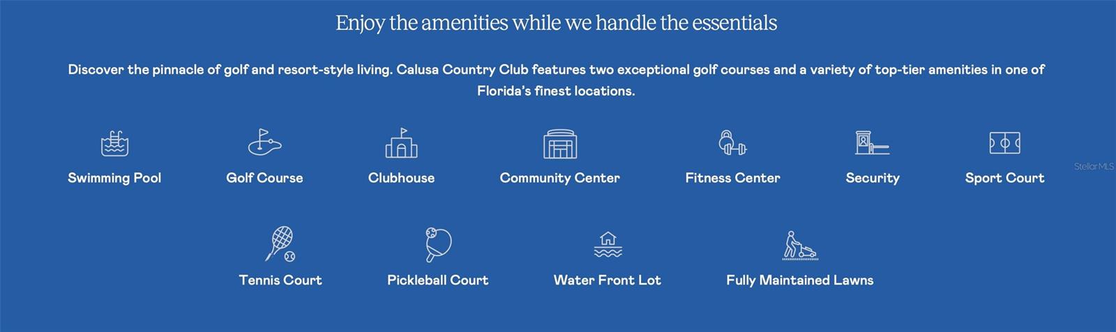 CALUSA COUNTRY CLUB - Residential Lease
