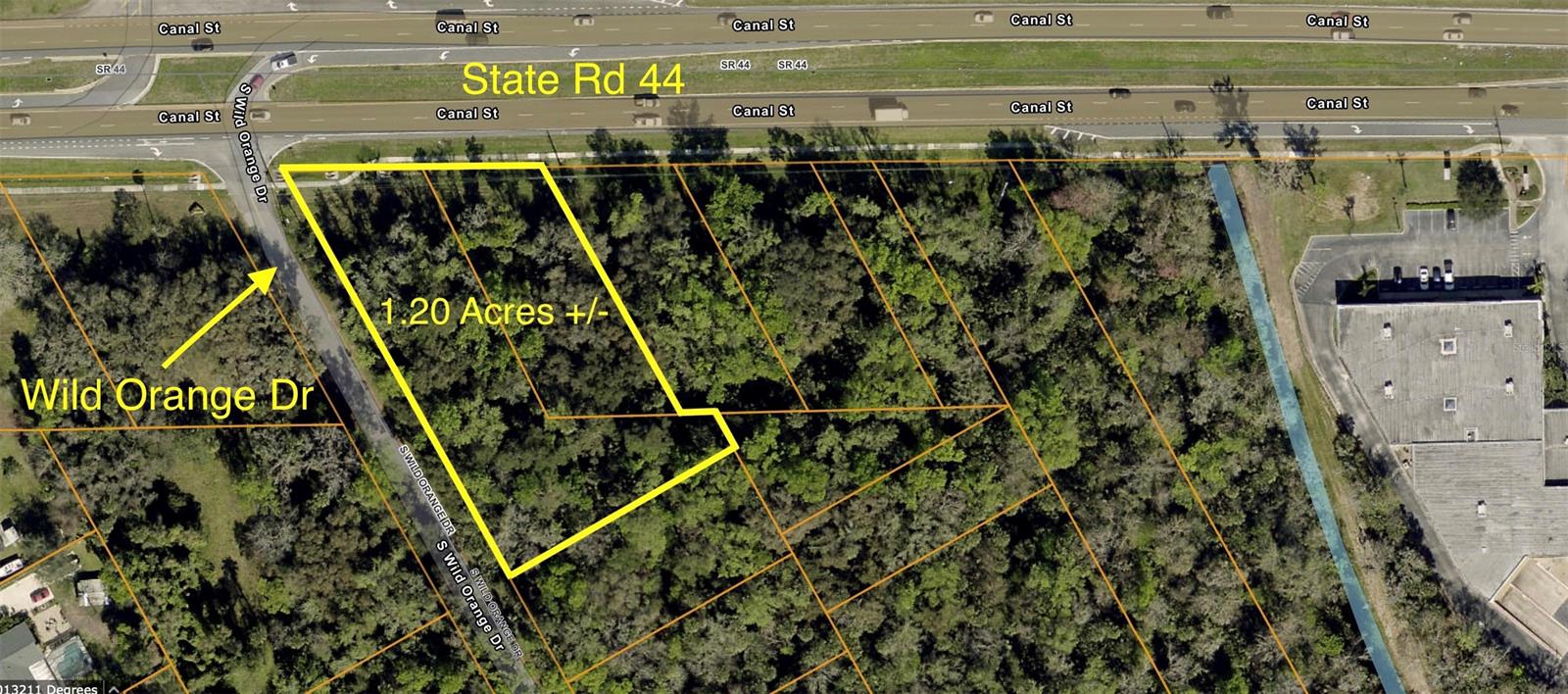 CORNER LOT APPROXIMATELY 200 FEET OF STATE RD. 44 FRONTAGE. These parcels in the heart of New Smyrna Beach's prime commercial development district. Parcel numbers include 734307020050,734307020040 and total 1.20 acres. 3 ADDITIONAL PARCELS CAN BE ADDED TO THE EAST FOR A TOTAL OF 2.23 ACRES. This highly desirable area of development in New Smyrna Beach offers some of the highest traffic counts in the city. Turn lanes and deceleration lanes are already in place. The sewer line has been installed adding to the value of this property. Located very close to I95 but further east and closer to town adding to the desirability. One of very few developments sites available.