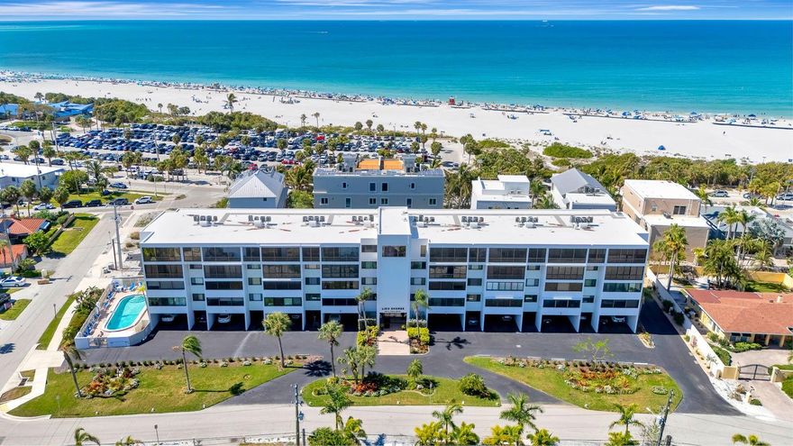 Escape to coastal living in this beautifully appointed 2-bedroom, 2-bath condo located in the highly desirable Lido Shores Condominiums. Just a short 2-minute walk to the pristine sands of Lido Beach, this residence offers the perfect blend of relaxation and convenience. Enjoy access to a large heated community pool, ideal for year-round enjoyment.

Situated just moments from the vibrant shops and dining of St. Armands Circle, you’ll love the walkable lifestyle and endless entertainment options. Whether you’re looking for a full-time residence, vacation getaway, or investment opportunity, this coastal gem delivers the best of Sarasota living.