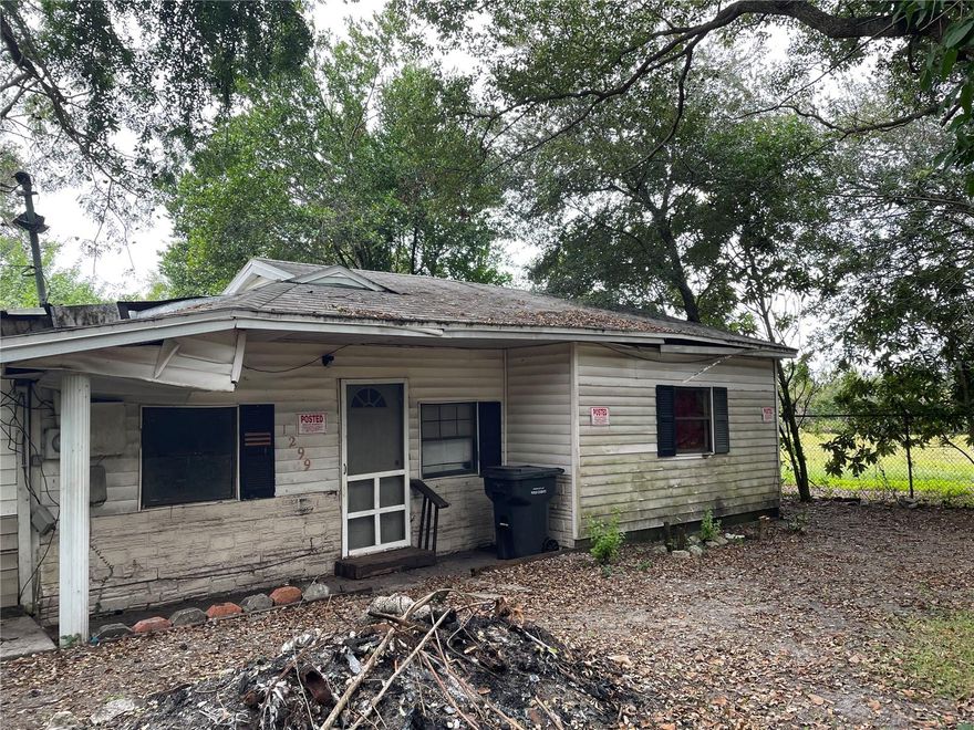 Buyer could not secure funding. Thier loss your gane! Investment property. This property needs rehabbing. Lots of potential. Almost 1/2 acre lot on a dead end street.