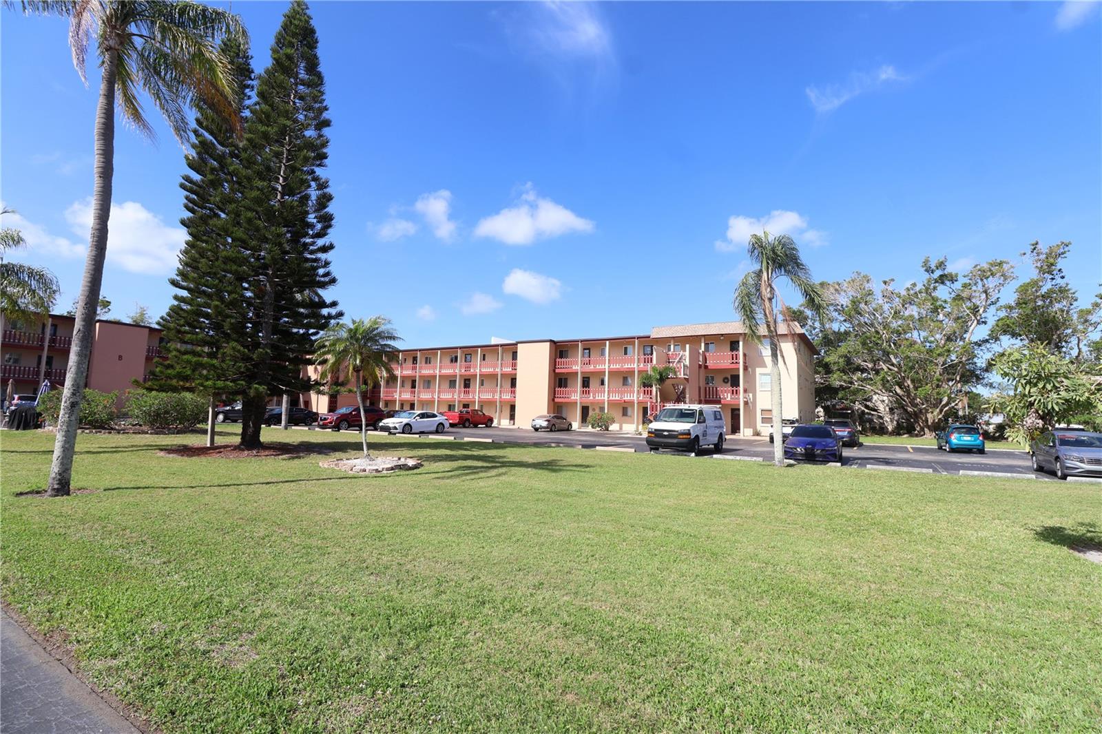 Wow! It's a good time to be buying and this is now the lowest priced 2 bedroom unit available in Bayshore on the Lake. This fully furnished condo has ceramic tile running from the entryway through the kitchen and bathroom, offering a smooth, cohesive flow. The kitchen has been opened up, creating a spacious feel that seamlessly blends into the dining and living areas — a smart update! Owner will be leaving all the appliance big and small. Newer hurricane windows across the back will reduce noise and keep out the heat. The split bedroom floor plan includes a shared bathroom for added convenience. The master bedroom’s walk-in closet comes with wire shelving for efficient storage. This active 55+ community is a favorite for snowbirds seeking an affordable winter retreat. Enjoy the beautiful heated pool beside the lake, the pier, and the clubhouse. With plenty to see and do in the area, this is a place you’ll want to explore—come take a look!
