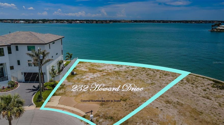 A RARE FIND! THE ONLY OPEN WATER POINT LOT AVAILABLE FOR SALE IN BELLEAIR BEACH. HUGE OPEN WATER VIEWS OF THE INTRACOASTAL WATERWAY FROM THIS SPECTACULAR LOCATION WITH 150 FT OF SWEEPING SEAWALL! Located at the end of a cul de sac in one of the most beautiful waterfront communities in Tampa Bay, discover a waterfront that seems to stretch on forever. Prepped and ready for your new construction luxury waterfront dream estate, with updated, commercial-grade all-concrete seawall. An easy walk to the beach, and rapid boating access to the Gulf of Mexico. Don’t miss this unique opportunity to discover your dreams. A terrific “one-of-a-kind” new construction waterfront opportunity located in a premier Belleair Beach location!