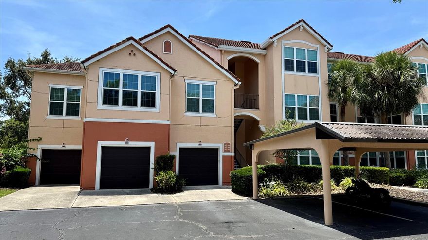 Welcome to this beautifully updated second-floor condo in the highly sought-after gated community of Bella Villino, located in the heart of Palmer Ranch, Sarasota. This 1-bedroom, 1-bathroom unit offers 759 sq. ft. of thoughtfully designed living space, perfect for year-round residents or seasonal getaways. Step inside to discover a host of recent upgrades, including impact-resistant thermal windows throughout, new laminate flooring, and a modern kitchen featuring solid wood cabinetry, granite countertops, and all-new stainless steel appliances. The spacious bedroom boasts an en-suite bathroom and his-and-hers closets, providing ample storage. For added convenience, the unit includes an in-unit laundry closet equipped with a washer and dryer. Enjoy the peace of mind that comes with an assigned covered parking space, and take advantage of the community's resort-style amenities. Bella Villino offers residents access to a clubhouse, heated swimming pool and spa, fitness center, indoor racquetball and basketball courts, billiards room, business center, lighted tennis courts, BBQ picnic areas, and a car care center. Situated just minutes from Siesta Key Beach, Legacy Trail, and a variety of shopping and dining options, this condo combines comfort, style, and an unbeatable location.