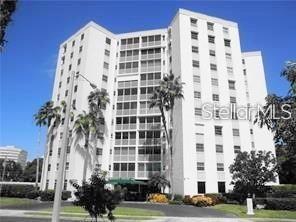 Spacious unfurnished two bedroom, two bath condo on the 5th floor of THE REGENCY HOUSE with serene city view. The Regency House is one of the most desirable locations in downtown Sarasota. Located directly opposite the Bayfront and Marina Jack's as well as walking distance to the downtown shops, restaurants, and the Theater. The second bedroom boasts a built in Murphy bed and desk so it can either be utilized as an office or den and still offer additional sleeping area. The unit's flooring is entirely tiled and a new shower enclosure has been installed in the master bath. Newer Bosch washer and dryer has been added for your convenience. The tankless hot water heater affords much more usable space in the storage area just inside the entry. The building amenities include a community pool, fitness center and clubroom with kitchen. THERE IS ALSO A BUILDING CONCIERGE WHO IS ON DUTY 24 HOURS. Available July 1