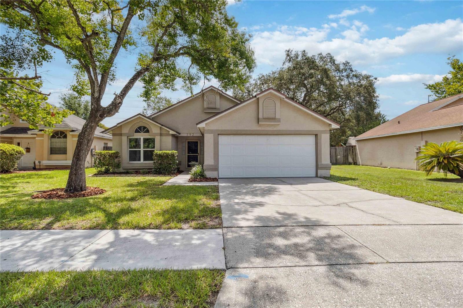 Stylish Comfort Meets Prime Location!
Welcome to this beautifully updated home in sought-after Lake Mary! Step inside to discover an open plan layout featuring brand new windows, no carpet, and easy-care ceramic tile and laminate flooring throughout.
The modern kitchen shines with granite countertops, custom tile backsplash, stainless steel appliances, and updated lighting. Both bathrooms also showcase sleek granite finishes and water-saving toilets for eco-conscious living.
Enjoy stylish ceiling fans, contemporary fixtures, and 5" base molding that add character and charm. The generous Living Room, Dining Room, and Kitchen provide ample space for gatherings, while the Bonus Room is ideal for your home office, gym, or playroom.
Step outside to your huge, fenced backyard, backing directly to the Cross Seminole Trail—no rear neighbors, just privacy and possibilities! There is also a gate in the back fence leading to the trail. There's plenty of room for a pool, perfect for future outdoor fun.
The front door opens to tranquil views of a small pond and treed lot, offering a peaceful start to every day. Zoned for top-rated Lake Mary schools, including A grade Lake Mary High, and just minutes from I-4, SR417, shopping centers, and fantastic local restaurants.
Don't miss the opportunity to make this Lake Mary gem yours!