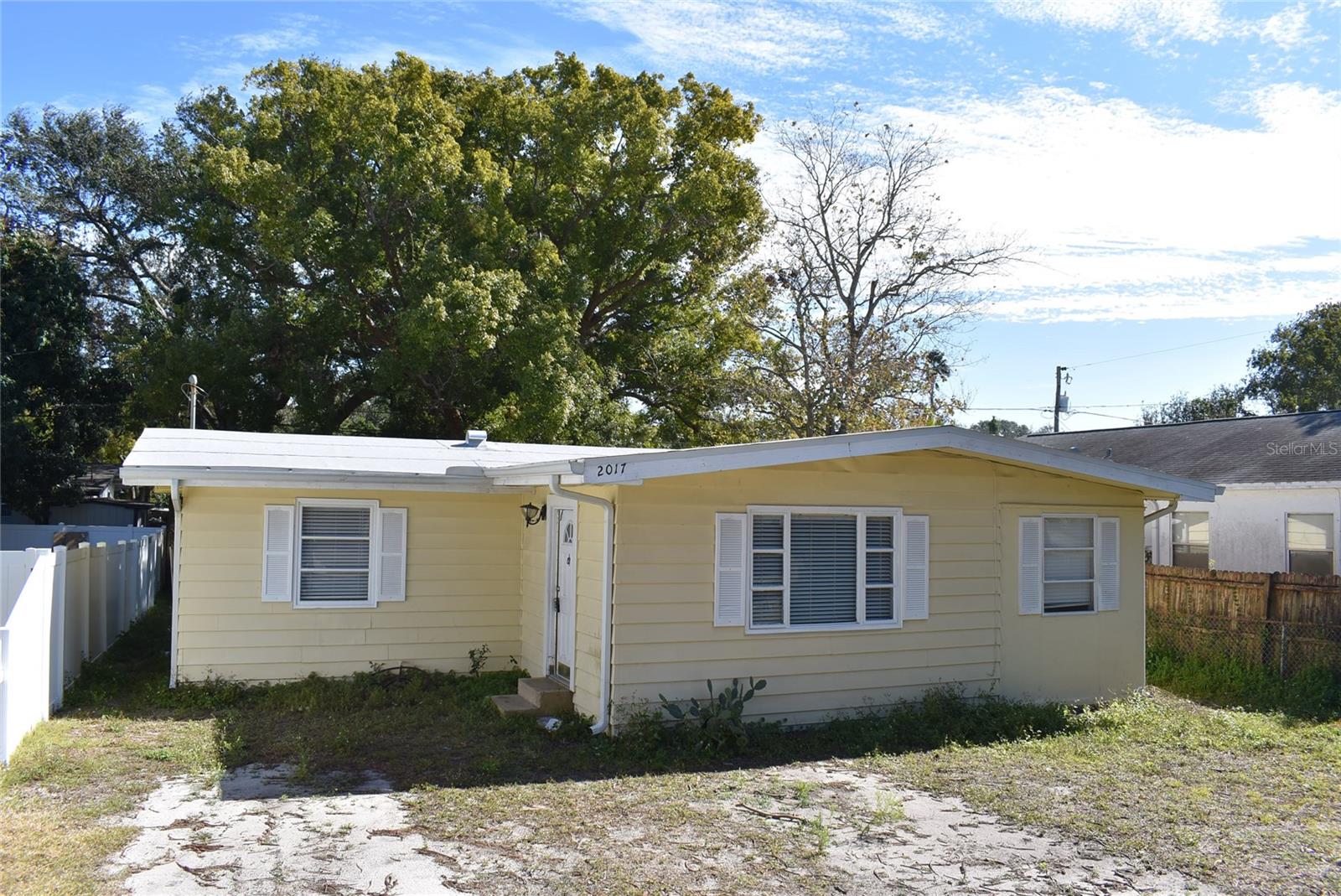 FIXER UPPER PROPERTY OR INVESTOR FLIP OPPORTUNITY! Home is just a short distance from downtown Dunedin and the Pinellas jogging/biking trail! Property to be sold AS IS. Tons of potential with this property. New roof installed in early 2025. Interior of the home has been gutted. Most of the drywall, insulation and carpet has been removed. Great opportunity for a contractor or investor looking to fix this home up. Good rental potential as well. Please use caution while viewing in and around this home.