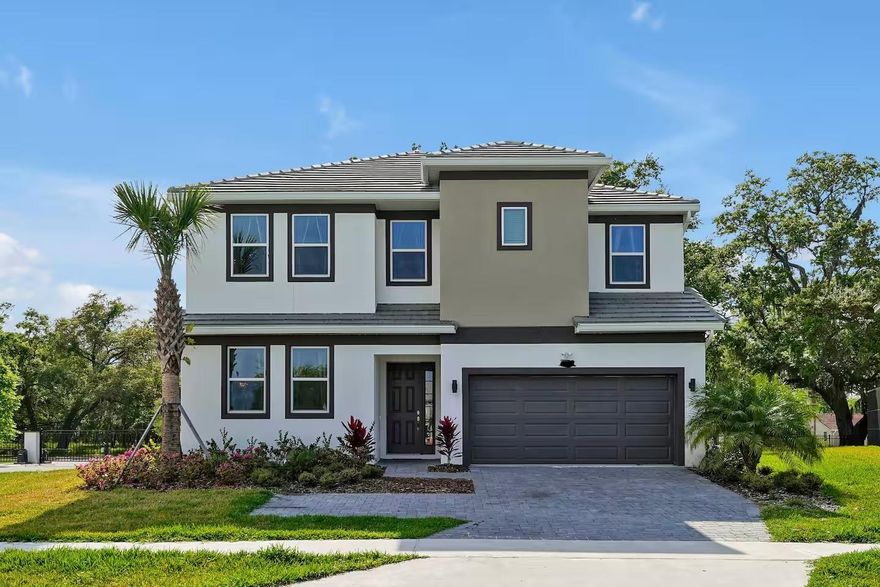 Exceptional Investment Opportunity! This stunning, fully furnished and professionally themed vacation home in the sought-after Veranda Palms community generated over $150,000 in gross rental income last year—with future bookings already in place that can seamlessly transfer to the new owner if continuing with the current management company.

The seller has invested over $300,000 in luxury designer furnishings, high-end upgrades, and custom décor, making this property truly one-of-a-kind within the community.

Boasting 12 bedrooms and 11.5 bathrooms, including two spacious master suites (one on each floor), this home is built for comfort, functionality, and a true resort-style experience. The gourmet kitchen is equipped with two microwaves, two refrigerators, two dishwashers, dual sinks, and upgraded tile finishes on both the backsplash and island.

The open-concept living area has been thoughtfully expanded by enclosing the California room, and the home is loaded with upscale features including: Custom LED lighting, Accent walls and large format tile downstairs, Wood flooring upstairs, Designer light fixtures throughout, Six bathrooms upgraded with sleek, glass-enclosed showers and custom wallpaper, Hidden LED mood lighting integrated into baseboards across common areas on both floors.

Entertainment is elevated with a private theater room, complete with a 120” screen, HD projector, starry ceiling, and reclining theater seating—ideal for unforgettable movie nights.

Step outside to your private backyard retreat, featuring a heated pool, spa, and lounge area. With no rear neighbors and privacy film on the pool screen, this outdoor space is perfect for quiet relaxation or entertaining guests.

Located just minutes from Disney parks, premium outlets, and top community amenities, and with low HOA fees and no CDD, this beautifully upgraded, turnkey income-producing property is the ideal short-term rental investment.