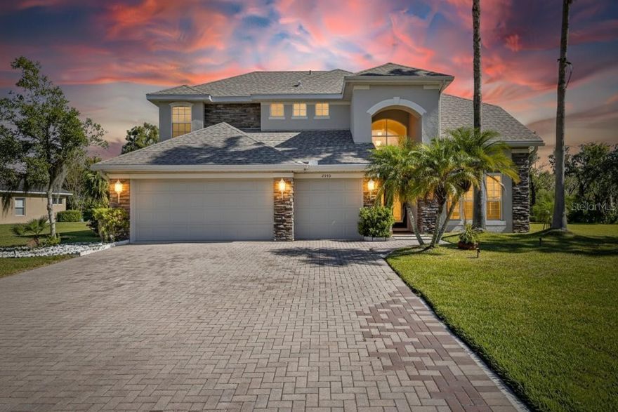 Welcome to this stunning 4-bedroom plus den, 3.5-bath pool home located in the desirable gated community of Oakleaf Hammock in Ellenton, Florida. Perfectly positioned on an oversized lot with peaceful preserve and water views, this 3,377 sq. ft. home combines elegance, comfort, and functionality.

Enter through the grand double-door entry into a formal living and dining area that opens to a high-end kitchen featuring quartz countertops, premium stainless-steel appliances, custom cabinetry, and a large island—perfect for entertaining. The spacious family room offers soaring ceilings and views of the screened-in pool and lanai.

The first-floor primary suite includes two walk-in closets, direct pool access, and a luxurious en-suite bath with dual sinks, a soaking tub, and separate shower. A first-floor guest bedroom and full bath make an ideal multi-generational suite or in-law room. There’s also a convenient half bath with pool access for those relaxing Florida days by the water.

Upstairs, a catwalk leads to a large den with French doors, perfect for a home office or second living area, along with two additional bedrooms and a full bath.

Enjoy the outdoors in your screened lanai featuring new hardware, paint, and screens, plus a new pool pump, new pool heater, and new roof. The home also includes a generator setup connected to the main panel for added peace of mind.

Located minutes from I-75, Ellenton Premium Outlets, top restaurants, and world-famous beaches like Anna Maria Island and Siesta Key, with low HOA fees and no CDD—this is Florida living at its finest!