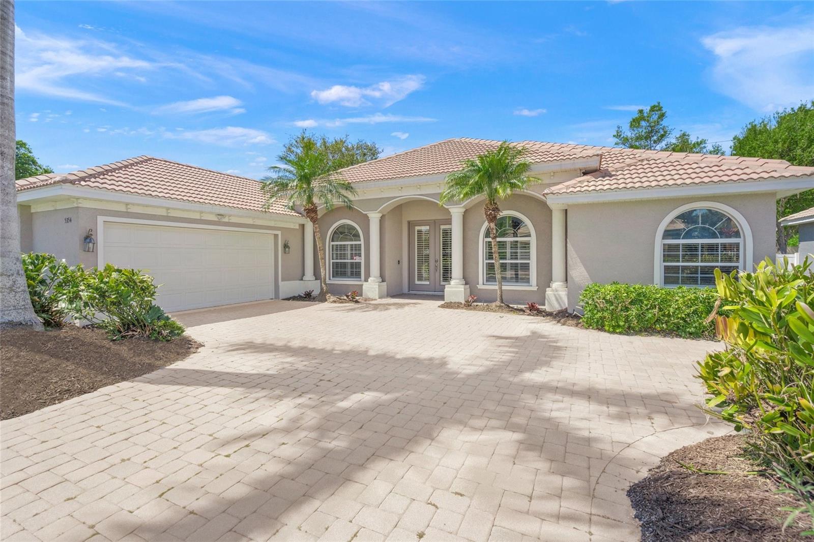 Great opportunity to reside in a quaint, gated community centrally located in Sarasota. This one owner, fantastic floor plan features 3BR + office/3 full baths and has a private pool/spa area. Plenty of room in the attached, side load garage too.