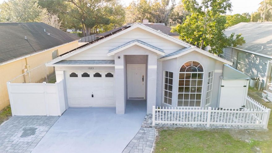 This charming 3-bedroom, 2-bathroom single-family home with the best of Florida living.  Located in the north of Orlando (Maitland - Winter Park area).  1.3 miles to the Center of Winter Park Shopping Plaza (Office Depot, UPS, Ross, Marshalls, Home Goods, Five Below, LA Fitness, Petco and Michaels, Whole Foods Markets, and Banking).  Access to major highways, minutes to downtown, and Orlando's world-renowned theme parks.  This 1,146 square foot home features an open-concept floor plan.  Primary suite includes a walk-in closet and a private suite bathroom, plus two additional bedrooms that provide flexibility for guests, family or a home office.  1 car garage with a large driveway that accommodates 2 more cars.  The property's best feature is solar panels owned outright!  With an average monthly bill of $35.00!!!  Don't miss your chance to make it yours - schedule a private showing today!