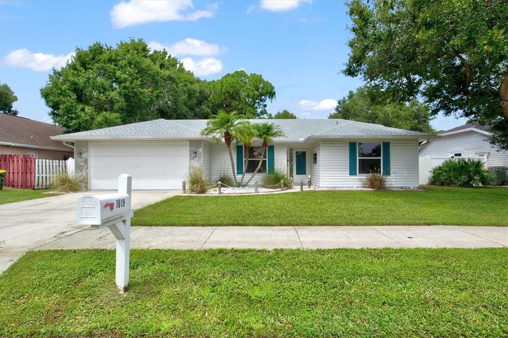 Welcome to The Castaway Cottage, your own private coastal retreat close to Downtown Sarasota and area beaches. There's room for the whole crew in this 3 bedroom 2 bathroom pool home with designer upgrades and beachy motif. Located just steps from the Ed Smith Stadium where the Orioles host their Spring Training games the house is quiet, comfortable and centrally located to all of the best Sarasota Amenities. The property is fully fenced, pet friendly and is being offered turnkey furnished. Castaway Cottage is just 1.2 Miles from Main St Sarasota!
The Castaway Cottage offers the ideal floor plan for families and large (or small) groups on vacation, working remotely, or house hunting for any length of time. The space sets up as follows: The front door opens into a large living room with immediate views of the sparkling newly surfaced pebble pool. Seating in the living room is provided for up to 10 people including two swivel chairs, a three seater leather queen sleeper sofa, a retro chair with ottoman and a hightop table with 4 chairs (which doubles as the dining table). The room features a 60 inch mounted flat screen TV with access to complimentary streaming services and lightning fast internet speed. Vaulted ceilings and wall to wall sliders make the space feel light, bright and open and a pass through into the kitchen with two bar stools allows everyone to take part in the conversation. The living room also offers a dry bar with barware and boardgames. The Master bedroom occupies its own wing of the house and includes a large walk in closet, a well appointed en suite bathroom, a work station, and a 60" flat screen TV. The 2nd bedroom offers two twin beds while the third bedroom offers a queen bed with pool access via sliding glass doors. A shared bathroom is located between these two bedrooms. The kitchen is well appointed and features new quartz countertops with a lagoon blue backsplash, a work station looking out onto the pool and backyard and two bar stools overlooking the living room. Access to the pool can be had from the kitchen, the living room sliders or the 2nd bedroom sliders. The lanai offers seating for up to 10 people including a high top dining table (seating for 4), 4 club chairs, and 2 lounge chairs. The entire pool area is screened and offers a Webber 2-burner grill and a 70qt Coleman cooler which doubles as an extra seat if needed. Outside of the pool area you will find a 2nd lanai which is uncovered and offers chaise lounges for up to 3 guests. The backyard is fully fenced and features an elevated seating area with conversation Adirondack chairs and table. This area is conveniently covered by a large shade sail to block afternoon sun and can be lit up at night with LED string lights.
Guests will be provided with a unique access code to utilize throughout their stay on the front door keypad. This eliminates the need for guests to keep track of keys.
