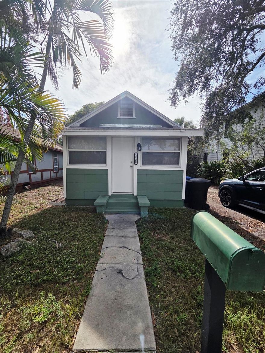 INVESTOR SPECIAL!  Charming fixer-upper with tons of potential! This cozy home sits on a manageable lot with a fully fenced in yard and offers a great opportunity for investors, flippers, or buyers looking to customize their space. Convenient location, and priced to sell—bring your ideas and make it your own!  Unlock the potential of this bungalow just steps from the energy of downtown St. Pete’s Warehouse Arts District. Enjoy a walkable lifestyle with shops, bars, galleries, and restaurants right at your doorstep. Bring your creativity and transform this space into the perfect urban retreat.