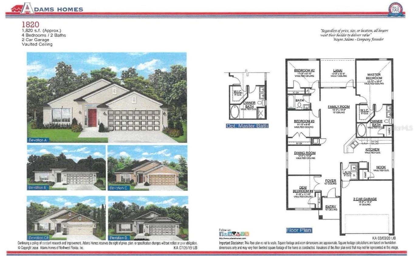 Under Construction. To be built. Welcome to 2687 Averland Loop, a stunning residence located in the peaceful and sought-after community of Watercress Cove. This meticulously designed home offers 1,820 sq. ft. of living space, featuring 3 bedrooms, 2 bathrooms, a versatile den, and a spacious 2-car garage.Step inside to discover an open and inviting floor plan highlighted by elegant finishes throughout. The kitchen is a chef's delight, boasting granite countertops, stainless steel appliances, and ample cabinetry. The home is adorned with durable tile flooring throughout, with plush carpeting providing a cozy touch in the bedrooms.The master suite serves as a serene retreat. The thoughtful design extends to every corner of the home, ensuring functionality and comfort.Nestled in the tranquil community of Watercress Cove, this home offers a perfect blend of luxury and practicality. Enjoy the convenience of nearby amenities, while relishing the peaceful ambiance of this charming neighborhood.Don’t miss the opportunity to make 2687 Averland Loop your new address. Schedule a showing today!