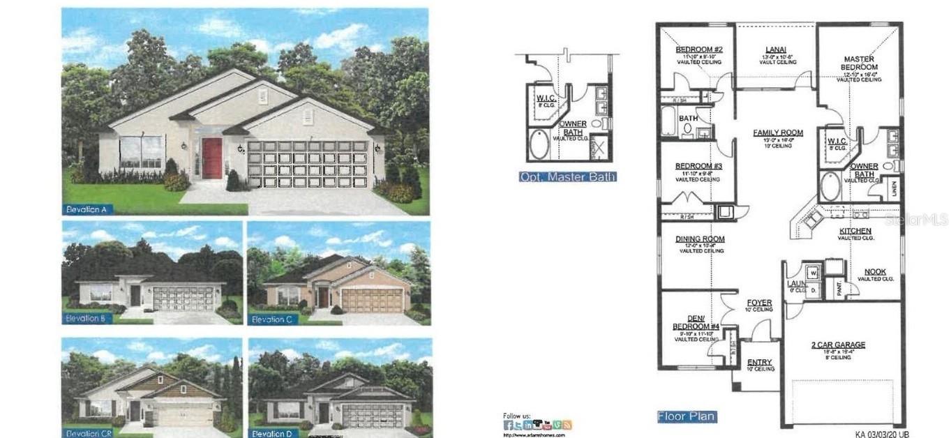 Under Construction. To be built. Welcome to 2687 Averland Loop, a stunning residence located in the peaceful and sought-after community of Watercress Cove. This meticulously designed home offers 1,820 sq. ft. of living space, featuring 3 bedrooms, 2 bathrooms, a versatile den, and a spacious 2-car garage.Step inside to discover an open and inviting floor plan highlighted by elegant finishes throughout. The kitchen is a chef's delight, boasting granite countertops, stainless steel appliances, and ample cabinetry. The home is adorned with durable tile flooring throughout, with plush carpeting providing a cozy touch in the bedrooms.The master suite serves as a serene retreat. The thoughtful design extends to every corner of the home, ensuring functionality and comfort.Nestled in the tranquil community of Watercress Cove, this home offers a perfect blend of luxury and practicality. Enjoy the convenience of nearby amenities, while relishing the peaceful ambiance of this charming neighborhood.Don’t miss the opportunity to make 2687 Averland Loop your new address. Schedule a showing today!