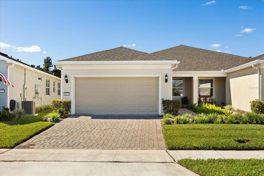 Why wait a year for new construction—with all the potential delays and uncertainties—when you can move right into a home that looks and feels brand new?
Welcome to Del Webb Sunbridge, Central Florida’s premier 55+ community where luxury, comfort, and connection come together seamlessly.
This beautifully appointed 2-bedroom, 2-bath villa with a versatile flex room offers 1,584 square feet of thoughtfully designed living space, featuring peaceful conservation views from the screened-in back porch.
From the pavered driveway and walkway to the inviting front entry, this home impresses from the start. Inside, you’ll find elegant tile floors, tall ceilings, crown molding, and an abundance of natural light that creates an open, airy atmosphere.
The gourmet kitchen is a showstopper, showcasing 42” cabinetry, quartz countertops, a large center island with extra storage and a breakfast bar, plus stainless steel appliances—including a gas range. Perfect for entertaining, the kitchen flows effortlessly into the spacious living room, where sliding glass doors open to the screened porch overlooking tranquil conservation.
The primary suite is a serene retreat, perfectly positioned to capture lush conservation views for added privacy and relaxation. This space exudes sophistication with a spa-like ensuite bath featuring a custom-tiled walk-in shower with bench seat, dual-sink quartz vanity, and an expansive walk-in closet.
Additional highlights include a Yarna water ionizer, a two-car garage with epoxy flooring and an EV charger, and included exterior (roof and paint) and lawn maintenance for a truly carefree lifestyle.
At Del Webb Sunbridge, you’ll enjoy world-class amenities within the 27,000 sq. ft. Hammock Club, featuring a resort-style zero-entry pool, state-of-the-art fitness center, pickleball and tennis courts, and a dog park. Dine at the Sabal Tavern, enjoy live entertainment at the outdoor amphitheater, or explore your creative side in the arts and crafts studio and event kitchen. From social clubs to wellness programs, every detail has been designed to elevate everyday living.
Ideally located near Lake Nona, Narcoossee Road, and Highway 417, this gated community offers easy access to the best of Orlando while maintaining the tranquility of a beautifully landscaped neighborhood.
Experience the best of luxury, leisure, and lifestyle. Welcome home to Del Webb Sunbridge! Make your appointment for your private tour of this special home today!