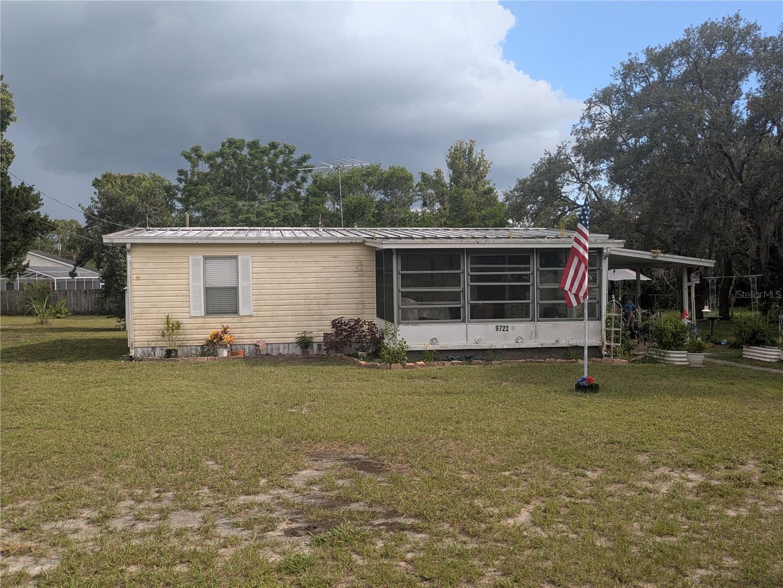 Charming 2 Bedroom 1 1/2 bathroom well maintained manufactured home. This hidden gem sits on a 1/2 Acre lot. Good opportunity for an investor or someone looking to live out in the country.