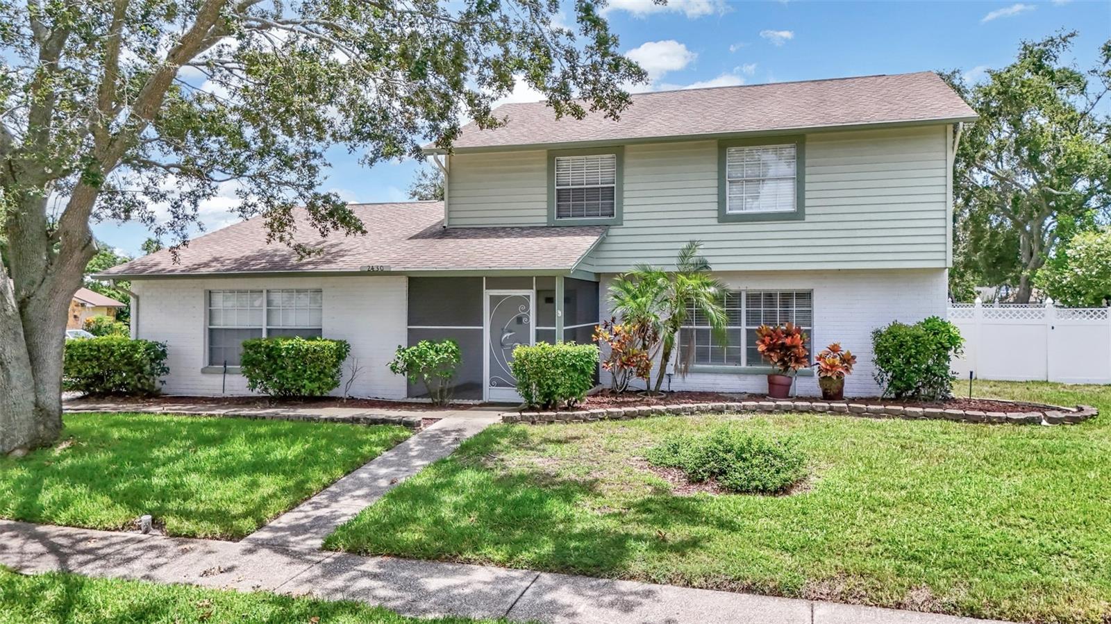 Available now. Annual/Unfurnished rental. Home features 4 bedroom, 2.5 bath 2 car garage, is located in a desirable community of tree-lined residential streets, located next to the world-famous Copperhead Golf Course in Palm Harbor. Easy access to Hwy 19, schools, groceries, Countryside Mall, shopping and fine dining, banks, and only a short drive to the sandy beach!
This home features a huge living room that opens up to a formal dining room, through the formal dining room leads to a large open kitchen, all updated. Complete with appliances, marble countertops, marble eat in table/island with storage underneath & beautiful backsplash. Off of the kitchen is an updated 1/2 bathroom and family room, all open and perfect for conversation while cooking.
Gorgeous hardwood stairs lead up to 4 bedrooms and 2 bathrooms, all with pine flooring and updated bathrooms. The master bedroom is HUGE! Vaulted ceilings, walk in closet, and gorgeous bathroom!
This home is located on a corner lot, with an over sized fenced in backyard featuring pristine grass. Also in the backyard is a huge fenced in patio, just off the kitchen and family room.
Rent includes water softener salt, lawn grass cutting and lawn fertilizing. One small dog allowed on a case-by-case basis. No aggressive or restrictive breeds. $500.00 non-refundable pet fee.
Renters Insurance is required.
If you decide to apply for one of our properties:
Screening includes credit/background check, income verification of 2.5 to 3 times the monthly rent and rental history verification.
APPLICANT CHARGES:
Application Fee: $75 each adult, 18 years of age and older (non-refundable).
Lease Initiation Admin Fee: $150.00 after approval and upon signing.
Security Deposit: Equal to one month’s rent on approved credit.
$25 each pet application fee for pet verification (non-refundable).
Current vaccination records will be required.
ESA and service animals are FREE with verified documentation.
Pet Fee if applicable (non-refundable) $500.
All Rent Solutions residents are enrolled in the Resident Benefits Package (RBP) for $49.95/month which includes liability insurance, credit building to help boost the resident’s credit score with timely rent payments, HVAC air filter delivery (for applicable properties), our best-in-class resident rewards program, and much more! More details upon application.