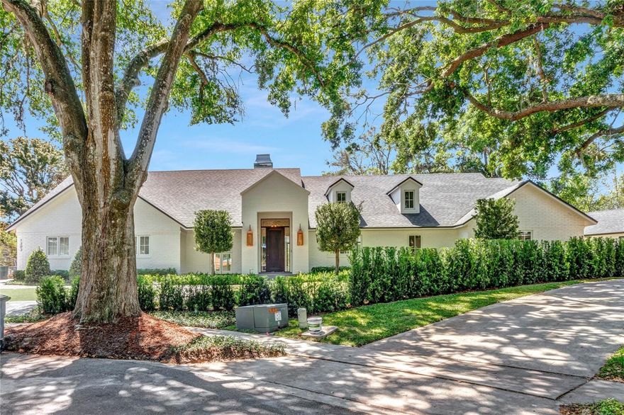 Welcome to this exquisite French Modern home that seamlessly blends classic architecture with modern amenities.  With 4 bedrooms, 4.5 bathrooms, 4,055 s/f, and a detached art studio, this stunning, single story property offers the ultimate in luxury living.

The open floor plan of the main living area effortlessly flows from the gathering room with a cozy fireplace to the dining and sitting room. The kitchen features Wolf, Sub-Zero appliances, custom cabinetry, and a large center island perfect for entertaining guests.

Step outside into this stunning oasis, where every detail has been meticulously designed to create the ultimate in relaxation and entertainment.  With a pool, Casita, fire feature, and summer kitchen, this outdoor space is the perfect retreat for enjoying the warm weather.  The oversized lot extends to another highlight of this home, a separate art studio.  This studio is bathed in natural light and will provide the perfect space for creative pursuits or as an office. 

Located in Winter Park, this stunning French Modern home offers the perfect combination of luxury and functionality.  Don't miss the opportunity to make this your dream home!