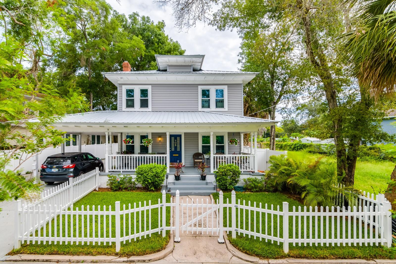 Fully furnished and full of charm, this spacious 3-bedroom, 2-bathroom home is located just blocks from the Hillsborough River, Tampa Riverwalk, and Armature Works, and is only a short distance from the University of Tampa and downtown. The home features a formal living room with a gas-burning fireplace, a formal dining room, and a kitchen that opens to a dinette and a carpeted family room. Upstairs, you'll find three comfortable bedrooms and an updated bathroom with a double vanity. A wide front porch overlooks a quiet street, perfect for relaxing. First and last month’s rent, along with a $1,000 security deposit, are due at move-in. Small dog up to 20 lbs is permitted with owner approval, and a non-refundable pet fee of $250 applies. Utilities are not included in the rent; the landlord will invoice the tenant monthly, with an average cost of $150 to $200. Lawn service is included, and smoking is not allowed inside the premises