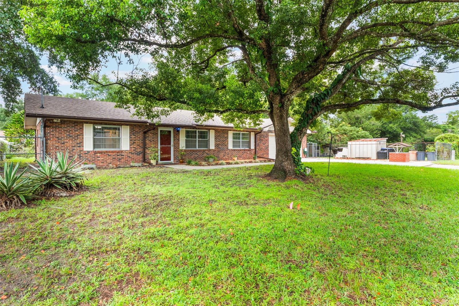 Under contract-accepting backup offers. Step into this move-in ready 3 bedroom, 2 bath ranch home and prepare to be charmed! As you enter, you're greeted by a large living room and dining room area, setting a welcoming tone for the entire home. Nestled on a super quiet street that isn't a pass-through, this property offers the peace and privacy you've been searching for, all with the added bonus of **NO HOA** restrictions. You'll appreciate the thoughtful split bedroom floor plan, providing privacy for the spacious primary suite. This home boasts an excellent layout with a dedicated bonus room perfect for a home office, playroom, or cozy den. Room may be converted into a 4th bedroom by adding a closet or the room space can be converted back to enjoy a full 2 car garage. Currently you can park one car inside. Step outside to your inviting screened lanai, ideal for enjoying your morning coffee or evening breezes. The heart of this home extends to a large backyard, complete with a handy storage shed, offering ample space for outdoor activities, gardening, or even a future pool! You'll also love the convenience of an extra-large laundry room with crown molding. Recent upgrades provide peace of mind, including a brand NEW roof with a transferrable warranty, and an upgraded 200-amp electrical panel. Location is everything, and this home delivers! Situated in the desirable Lake Mendelin Estates community, you're just moments away from everything you need. Enjoy easy access to SR 436, making commutes a breeze to Apopka, Altamonte Springs, and beyond. Nature lovers will rejoice with the proximity to Wekiva Springs State Park, offering endless opportunities for outdoor adventure. Plus, you're close to a wide array of dining, shopping, and entertainment options. Don't miss your chance to own this incredible home that truly has it all! Schedule your private showing today.