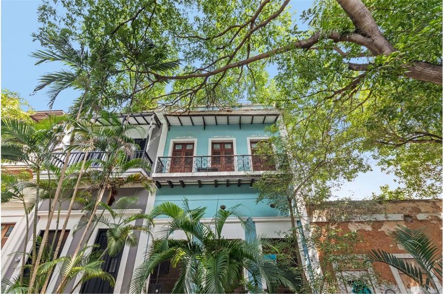 Calling all investors, large families and those looking for Income Potential. This is the opportunity you’ve been waiting for! Situated in the Heart of Old San Juan, it adjoins streets with the 500 year old Cathedral of San Juan and ”La Puerta de San Juan” which will lead you to the romantic ”Paseo La Princesa”. Caleta Apartments consists of a total of 3 floors and 5 apartments having 6 bedrooms and 8 bathrooms in total. This luxury colonial structure takes us back to the 1800s having been renovated succeeding during the 1900s and most recently for the opening of Caleta Apartments. Old San Juan is the most popular city in Puerto Rico. Its filled with rich history. Each apartment has a unique style.