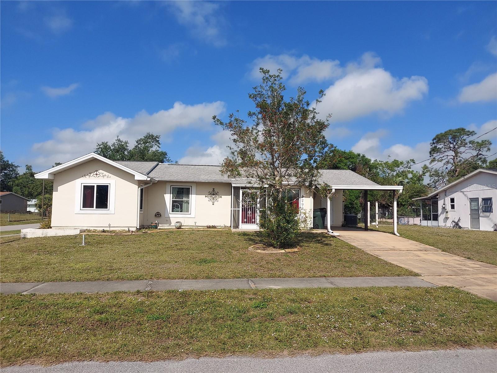 Well-Maintained 2 Bed, 2 Bath Home with Pool and Workshop – Minutes from Warm Mineral Springs.
This well-kept 2-bedroom, 2-bathroom home sits on a desirable corner lot and offers comfortable living with added functionality. Inside, you’ll find a spacious kitchen with ample counter space—ideal for meal prep or hosting guests. The layout is practical and welcoming, with thoughtful upkeep throughout.
Out back, enjoy your own in-ground pool and a dedicated workshop space—perfect for hobbies, storage, or DIY projects. A covered carport adds convenience, and the location can’t be beat.
Just 5 minutes from Warm Mineral Springs Park, where you can relax year-round in Florida’s only natural warm spring. With its consistent 85°F waters and historic significance, it’s a unique destination for therapeutic and recreational enjoyment. You're also close to shopping, dining, and only 25 minutes from the Gulf beaches.
A solid home in a great location—ready for your personal touch.