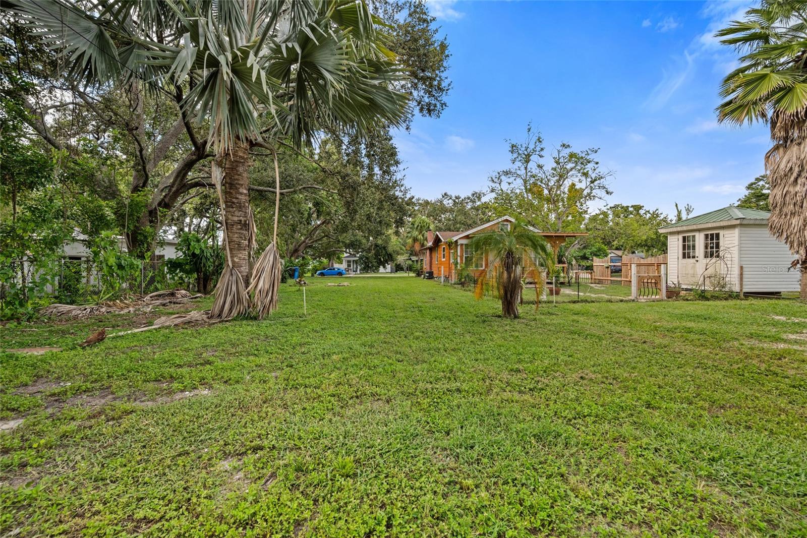 **BUILDABLE LOT** Great opportunity to build your dream home in the fantastic Disston Heights neighborhood in North St. Pete. Build a single family house, house with an ADU, or buy the adjacent lot with house to create your own little village on the corner. Rest assured, this lot is not in a flood zone. This lot already has an approved variance for a house with ADU. New construction homes are selling in the area as high as $1million.