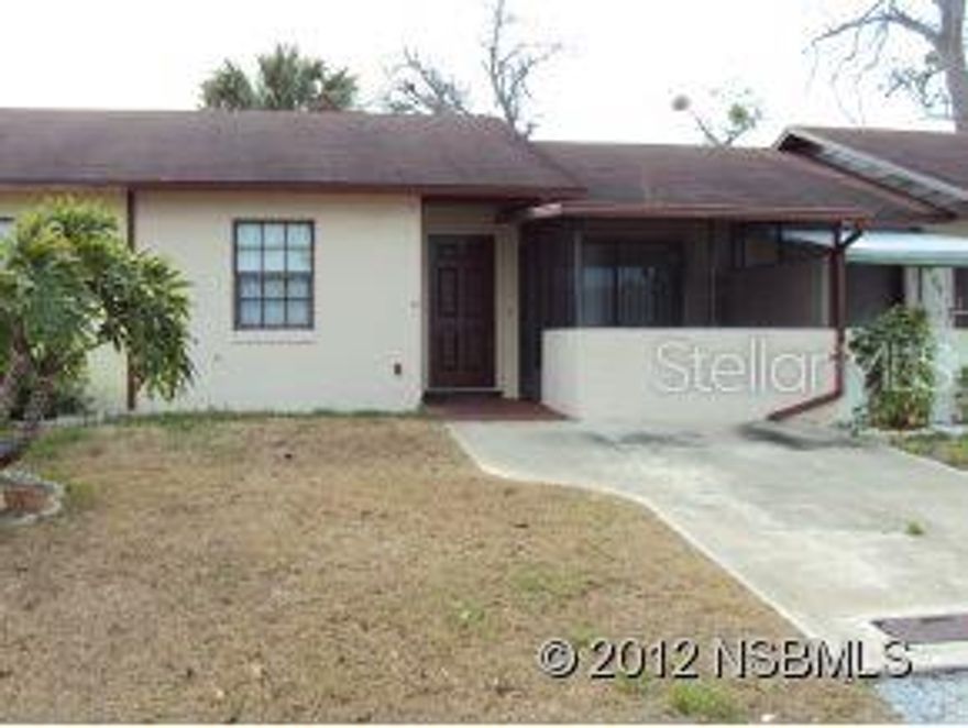 This cute 1/3 of a triplex is ideal for a small get-away, vacation spot, first time buyer, or starter home. Boat ramp, dock shuffleboard court and pavillion are all available.PRICE is FIRM ;Water: City