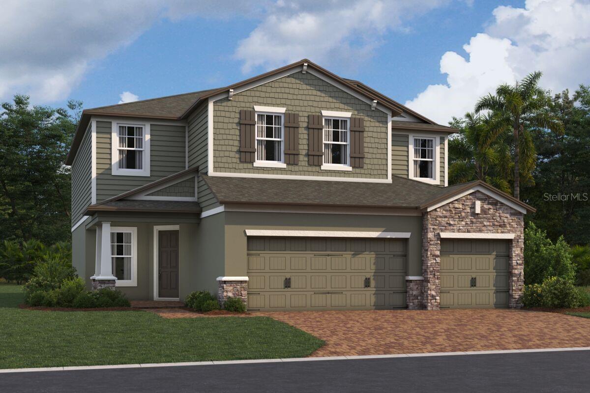 Under Construction. Discover this stunning new construction home at 5262 Prairie Preserve Run in St Cloud. This impressive home features 5 spacious bedrooms–including a first-floor guest bedroom–4 full bathrooms, a 28' x 8' lanai, a 3-car garage, an open-concept living space, and much more! The home's floorplan maximizes both privacy and connectivity, with the owner's bedroom located upstairs off the loft for added seclusion. Each bathroom is carefully designed with attention to detail and functionality. The open-concept design creates an inviting atmosphere where family and guests can gather comfortably. This home sits in a desirable St Cloud neighborhood known for its proximity to beautiful parks and recreational opportunities. The area offers excellent access to outdoor activities while maintaining the peaceful atmosphere families seek. The quality design throughout ensures both comfort and lasting value. Experience the benefits of new construction with modern conveniences and the peace of mind that comes with being the first owner of this exceptional home!