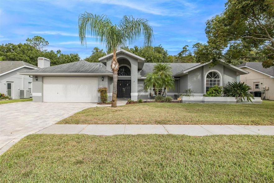 COMPLETELY RENOVATED & Move-In Ready! Located in the sought out neighborhood of Chelsea Place. Large and spacious.
This stunning 4-bedroom, 3-bath home, plus office AND POOL was fully RENOVATED in 2024 with modern finishes and thoughtful updates throughout. This stunning GEM is located in Trinity/New Port Richey, one of the most premier locations in Pasco County. The minute you walk in you will feel the light and bright luxury that encompasses this home. All design features, fixtures and accents  have been delicately selected with such great style and intention. The gourmet kitchen will leave you breathless with a Quartz center island that is perfect for entertaining.  Enjoy peace of mind with a new A/C (2014), brand-new hot water heater, and a new roof to be completed before closing! NO CARPET. The open floor plan features bright, spacious living areas perfect for entertaining, plus a private office with great views, ideal for working from home. Step outside to your sparkling pool with a screened enclosure, perfect for relaxing or hosting gatherings year-round. Every detail shines—this home truly feels brand new. Don’t miss your chance to own this beautifully updated gem! The LOCATION is perfect! Close to 2 airports, 5 major malls, medical facilities, 5 beaches and connects to 4 counties easily. A rated schools, fine dining and so much more.  The exterior is a beautiful addition to the home. Recently pavered drive which was expanded for more parking. Sits on over a quarter acre on a private CONSERVATION. YOU MUST CHECK THIS ONE OUT!!!!
LOW HOA fees. $340 yearly. Community includes TENNIS/PICKLEBALL courts, basketball courts and a small park with picnic tables.
Homesite has a well for irrigation.