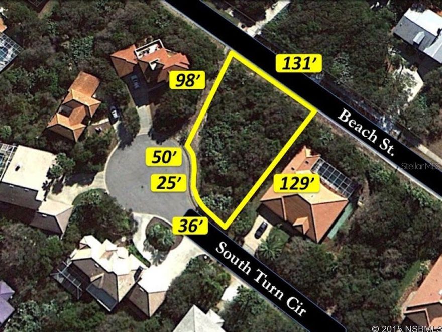 BANK FINANCING NOW AVAILABLE to purchase this EXTREMELY DESIRABLE PRIME RESIDENTIAL LOT. Build your dream home on this approximately one-third acre (13,592 sq. ft.) GORGEOUS, HIGH & DRY lot with SOUTHEAST EXPOSURE & view of the historic Ponce de Leon Lighthouse as well as potential ocean views. This AWESOME slice of ''PARADISE'' is just STEPS TO THE OCEAN & pristine sugar-sand beach of Ponce Inlet! This prestigious street is lined with beautiful LUXURY ESTATE HOMES & has UNDERGROUND UTILITIES. Hear the calming sounds of the surf and smell the salt air. Oceanside land is limited & property values are on the rise. Now is a great time to buy! MAKE OFFER!; Cleared: No ;Water: Available at Site