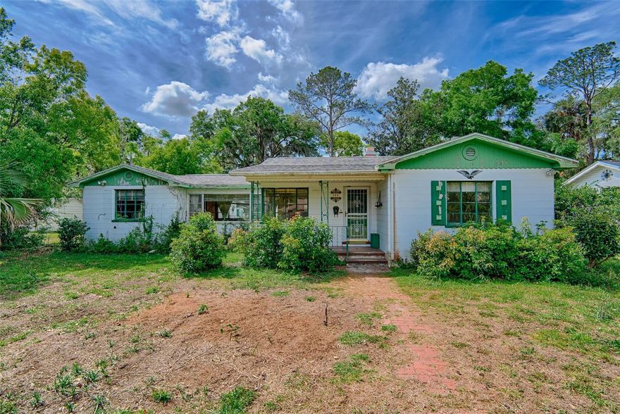 This classic 3-bedroom, 2-bath single-family block home from 1951 offers a rare opportunity for investors, flippers, or buyers with a vision in Ocala's established Wyomina Terrace neighborhood. Sitting on a spacious quarter-acre lot, this solid construction home is ready for its next chapter.
At 1,761 heated square feet, there's plenty of room to work with. The home features a wood-burning fireplace, coffered ceilings, and a layout that reflects the timeless character of mid-century Florida living. A separate workshop on the property adds tremendous versatility, perfect for a hobbyist, contractor, or additional storage.
With no HOA fees, your carrying costs stay low while you bring your renovation plans to life. The property is connected to public water and sewer and sits in Flood Zone X, so no flood insurance is required.
Priced at $102 per square foot, this is your chance to build instant equity in a market where updated homes are commanding significantly more. Cash offers only.
Bring your contractor and your imagination. The bones are here. Schedule your showing today by calling the listing agent.