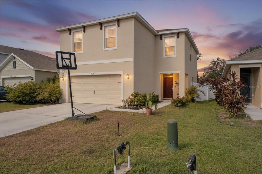 Are you looking for a newer home and want all the extra bells and whistles WITHOUT having to do it yourself?? This tastefully updated two-story home is your perfect beginning. BONUS- The Seller is willing to contribute $10,000 towards buyer prepaids and closing costs with any offer accepted before Nov 30th!!! It's better than new! The entire downstairs has a stunning tile floor throughout, along with an upgraded half bathroom that is NOT your standard builder grade. The kitchen is a DREAM, with tons of extra custom cabinetry for all your cooking gadgets and necessities. The back yard is an oasis that faces a preserve - perfect for relaxing and enjoying the outdoors in the privacy of your fenced yard. The laundry room upstairs with the bedrooms is convenient for everyone in the home, with ample cabinet storage. There's even a bonus loft space for extra storage. The bedrooms are inviting, and the bathrooms are spacious with stunning upgrades to the cabinetry, faucets, and countertops. This home is situated in the back of the neighborhood, so there's less hustle and bustle. You'll also love the added security of the entire second story being block construction. Silverstone South community is close to I75, so commuting is a breeze! With tons of shopping, outdoor activities and eateries nearby, this home will surely make a lasting impression.