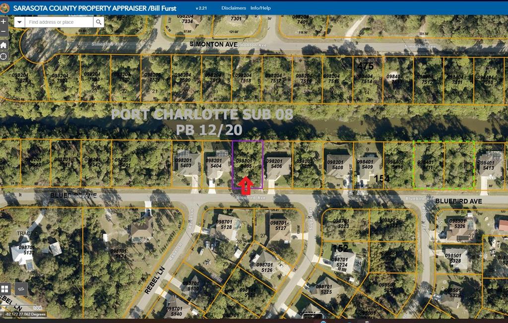 Freshwater canal lot in a neighborhood of newer homes.
Prime location! Quality building lot located in the booming city of North Port, Sarasota County's largest and most highly populated city home of the Atlanta Braves Spring Training Complex.. Build your dream home!!! Close to schools, shopping, dining and Interstate I-75. Lot is located in a highly desired area of North Port with Florida's most desired Gulf Beaches, only a short drive away. Now is the time to buy in North Port as the city is rapidly growing!