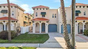 Welcome to this beautifully appointed 3-bedroom, 2.5-bath townhome in the highly desirable Courier City/Oscawana neighborhood of South Tampa. Built in 2004 and thoughtfully maintained, this residence blends timeless Mediterranean-inspired architecture with modern updates—creating a home that feels both sophisticated and welcoming in every season.Step inside to an open-concept design that radiates light and warmth. High ceilings, luxury flooring, and refined finishes set the stage for stylish everyday living. The gourmet kitchen is a true showpiece, featuring sleek cabinetry, quartz countertops, a custom island with seating, stainless steel appliances, and a striking backsplash—perfectly designed for both casual meals and elegant entertaining.Upstairs, the primary suite is your private retreat with a generous walk-in closet and spa-inspired en-suite bath. Two additional bedrooms provide flexibility for guests, a home office, or a growing family. Each bathroom is thoughtfully updated with elegant tilework and modern fixtures, creating a serene, four-season retreat.Outdoor living is just as inviting, with a private patio space ideal for morning coffee, alfresco dining, or evening gatherings under the Florida skies.Practical features include a one-car garage, a dedicated laundry room, and ample storage throughout. For peace of mind and effortless living, the monthly HOA covers ground maintenance, water, sewer, and trash—so you can spend more time enjoying all that South Tampa has to offer.Don’t miss the opportunity to experience refined townhome living in one of Tampa’s most coveted neighborhoods. Schedule your private showing today!