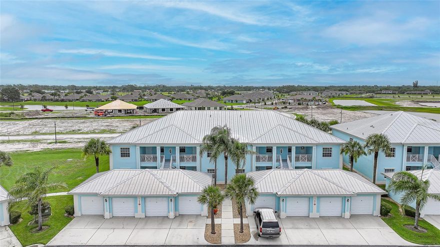 This beautifully maintained 2-bedroom, 2-bathroom furnished condo offers a perfect blend of comfort, style, and convenience in the desirable gated community of The Colony at Sabal Trace. With 1,168 square feet of living space, the home features an open, airy floorplan complemented by vaulted ceilings and a mix of plush carpet and tile flooring throughout. Natural light pours into the spacious living and dining areas, creating an inviting space ideal for both everyday living and entertaining. The well-appointed kitchen offers solid wood cabinetry, ample counter space, and a full suite of appliances, including an in-unit washer and dryer. The split-bedroom layout enhances privacy, with the primary suite boasting a walk-in closet and en-suite bathroom with a walk-in shower. The second bedroom is generously sized and conveniently located near the second full bath, making it ideal for guests or a home office. A covered, screened-in patio extends the living space outdoors—perfect for enjoying your morning coffee or a quiet evening while taking in the peaceful surroundings. Located in an X flood zone, this condo eliminates the need for flood insurance while offering peace of mind. Residents enjoy a wealth of amenities, including a heated community pool, a clubhouse with social spaces, fitness center, billiards room, library, and scenic walking paths. With close proximity to shopping, dining, golf, medical facilities, and the stunning Gulf Coast beaches, this home delivers the perfect Florida lifestyle for year-round living or seasonal retreat.